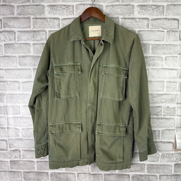 Lucky Brand Womens Line Up Full Zip Military Inspired Utility Jacket Size Small - Picture 1 of 8